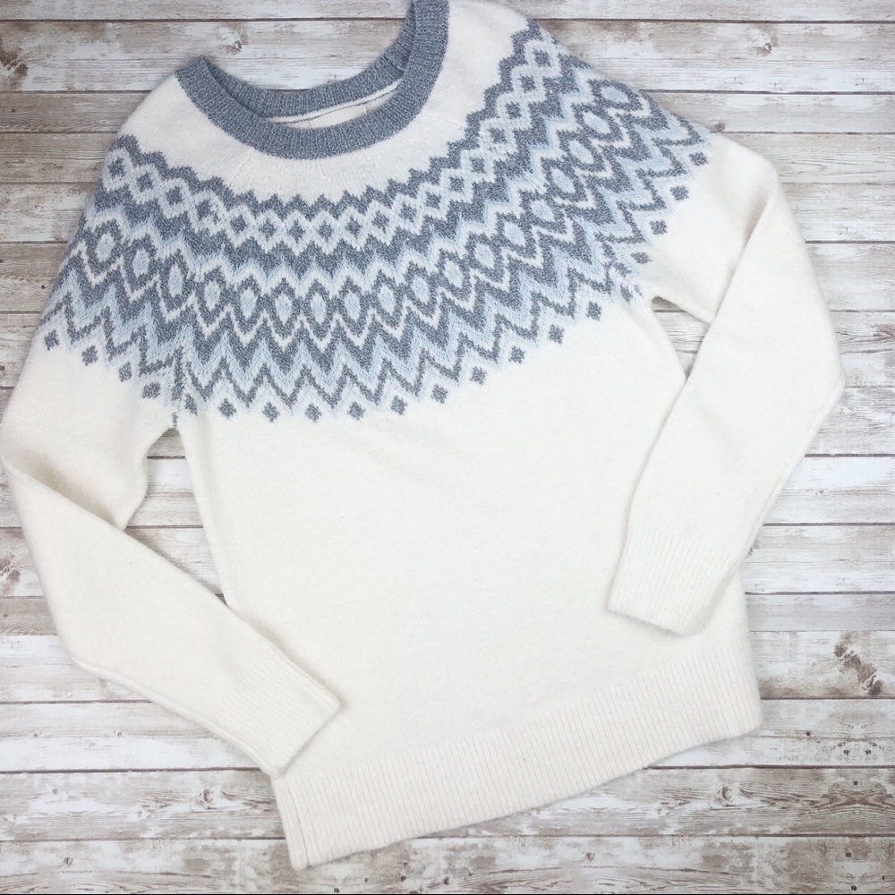 Dreamers Fair Isle Crew Neck Sweater